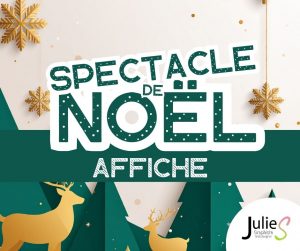 Affiche Spectacle de Noël 100 % Modifiable