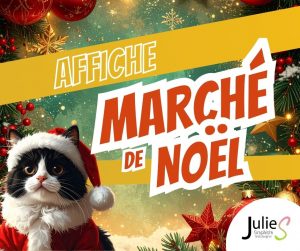 Affiche Marché de Noël 100 % Modifiable
